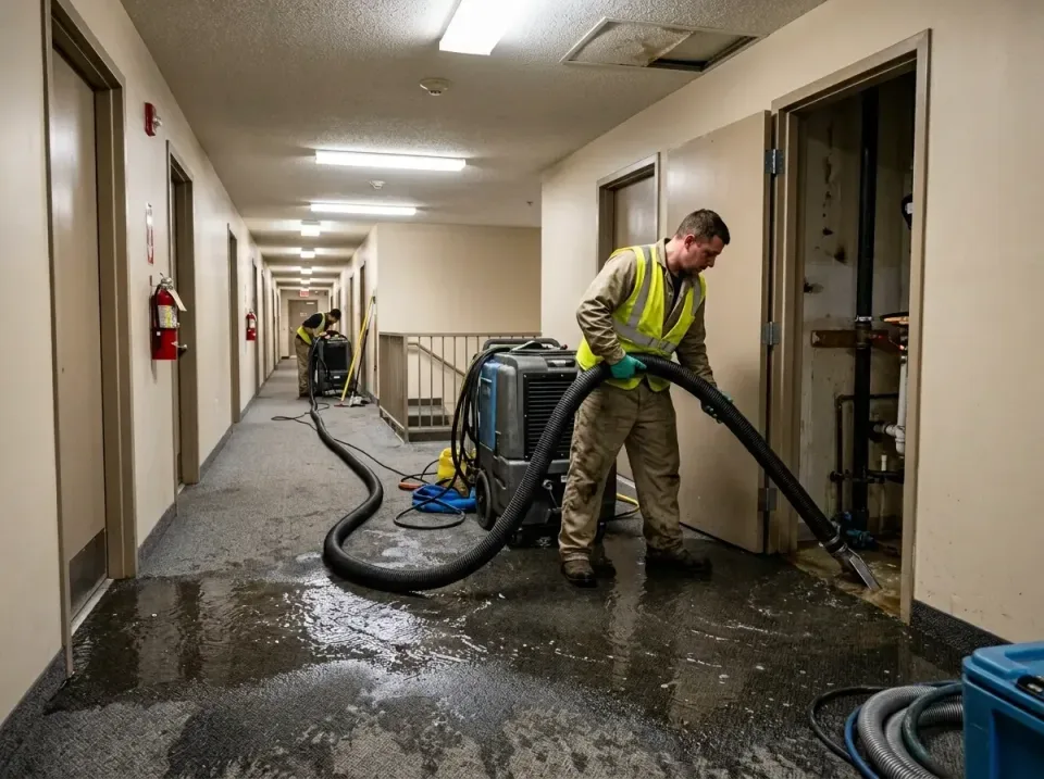 multi-unit-apartment-hallway-f-005 — frequently asked questions, Emergency Burst Pipe Water Extraction & Removal in Clairton…